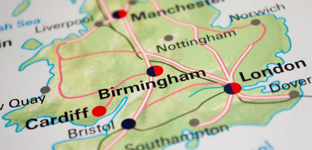 Birmingham Map Warehouse to Rent